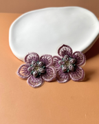 Aros Flor Rosa 1145