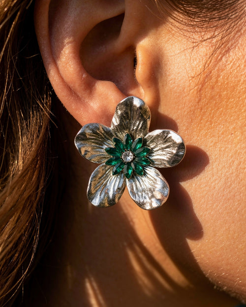 Aros Metalizados Florales 1220