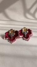 Aros Burdeo Rosa 1230
