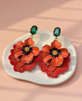Aros Flor Coral 1233