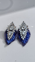 Aros Azules Brillo 1235