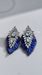 Aros Azules Brillo 1235