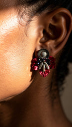 Aros Brillo Burdeo 1245