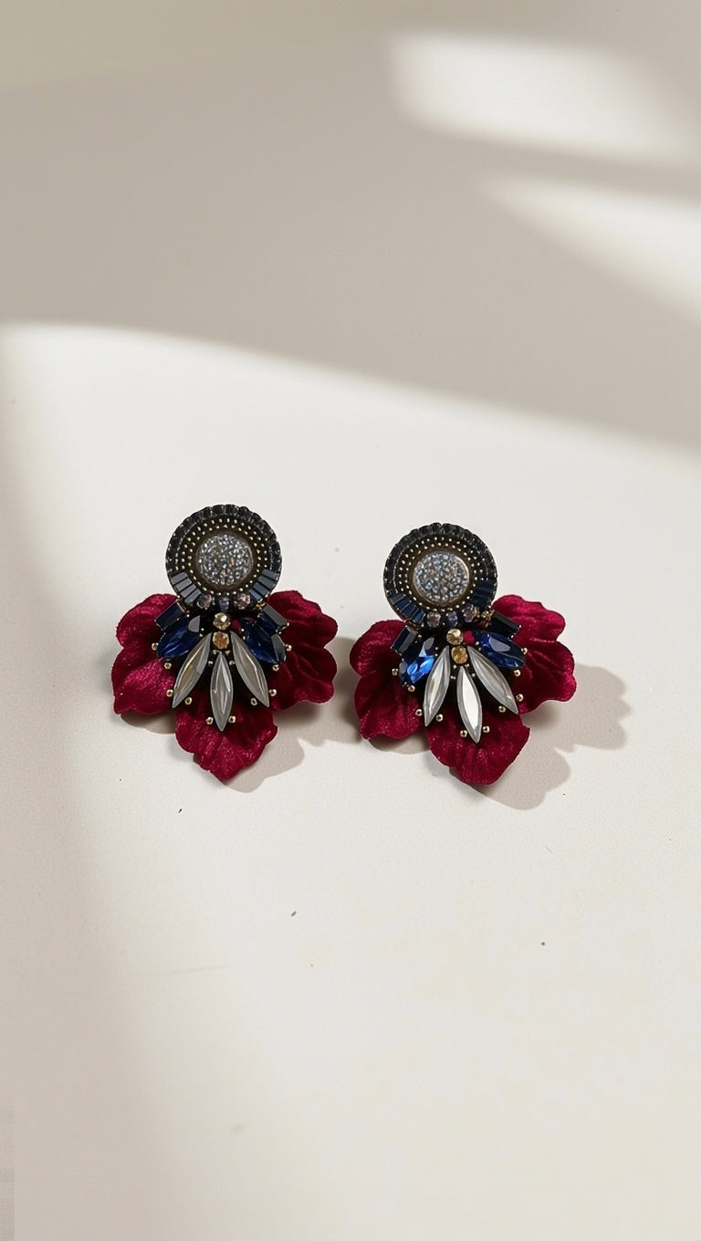 Aros Brillo Burdeo 1245