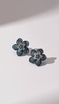 Aro Elemental Flor Azul 1249