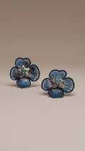 Aros Flor Petróleo 1254