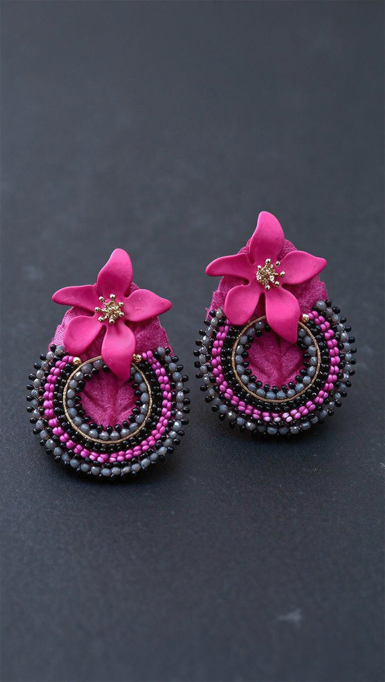 Aros Fucsia 1287