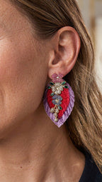Aros Lila Fucsia 1312