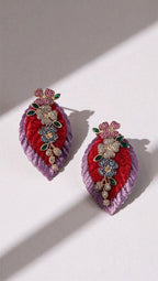 Aros Lila Fucsia 1312